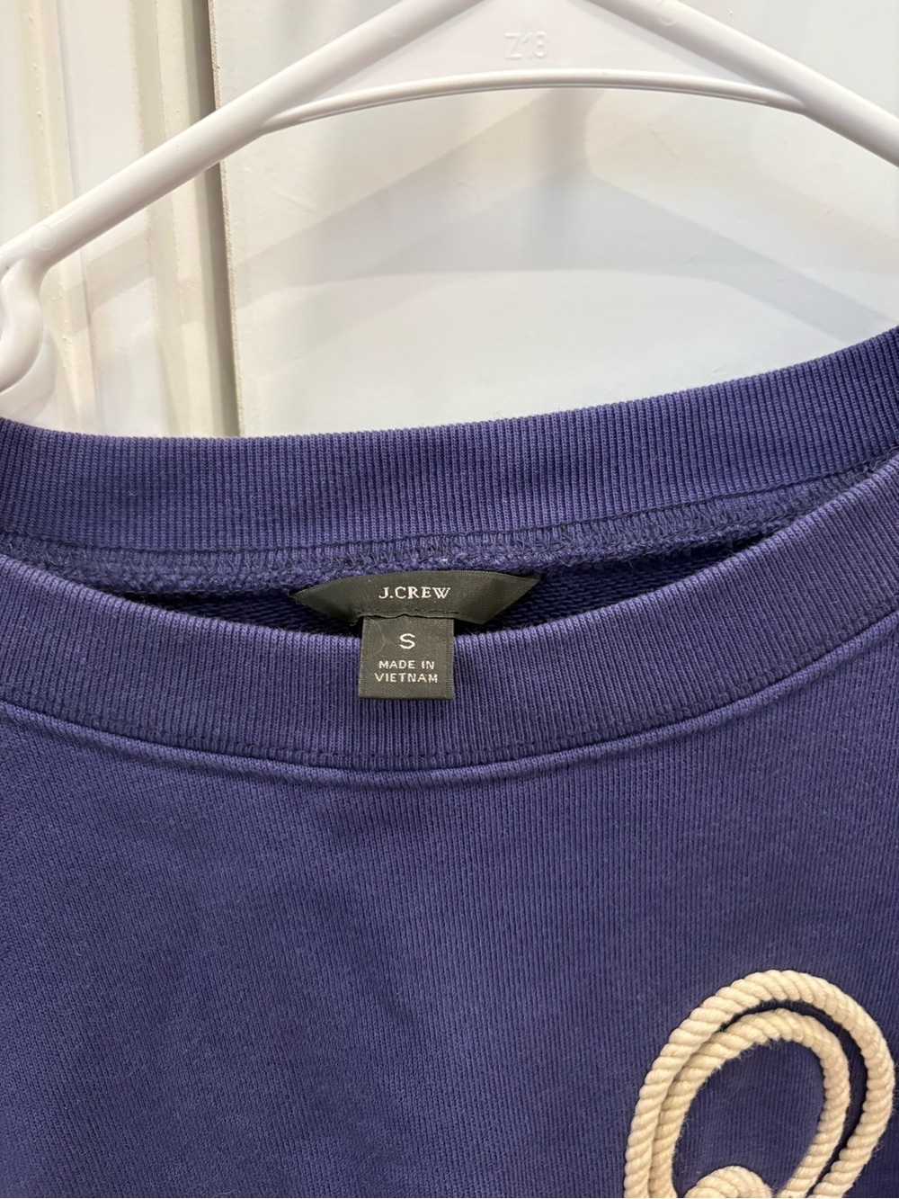 J.Crew Anchor Sweatshirt 100% cotton - Picture 2 of 6
